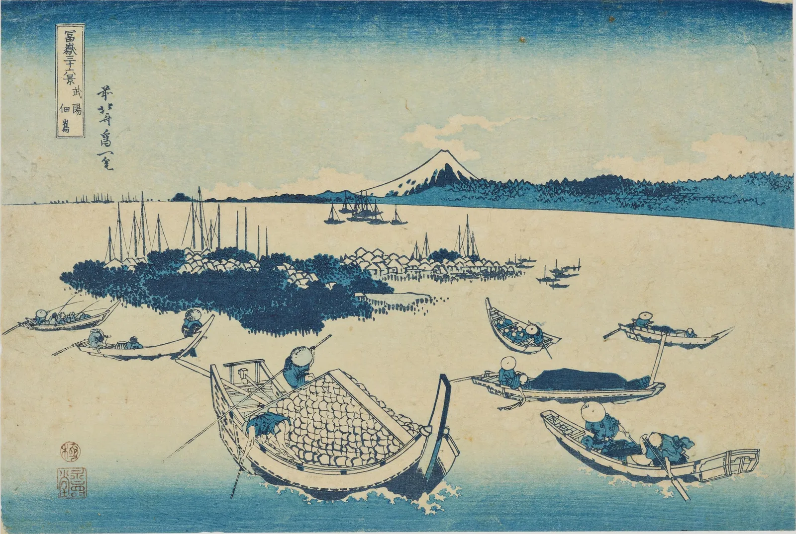 冨嶽三十六景 武陽佃嶌